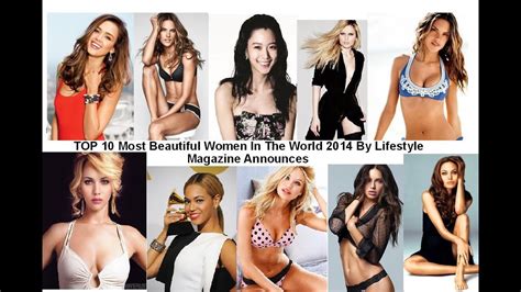 Top 10 Most Beautiful Women In The World 2014 By Lifestyle Magazine