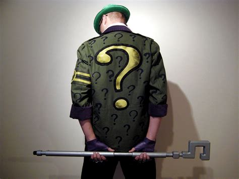 Go through the door and listen to the riddler talk. Arkham City Riddler by TheQuestion1 on DeviantArt