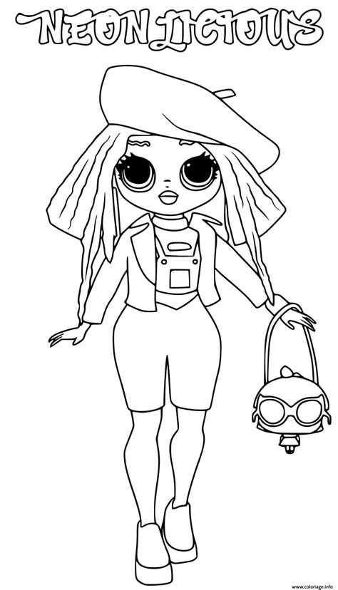 Coloriage Neonlicious Lol Omg