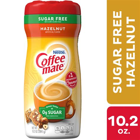 Nestle Coffee Mate Sugar Free Hazelnut Powder Coffee Creamer 10 2 Oz