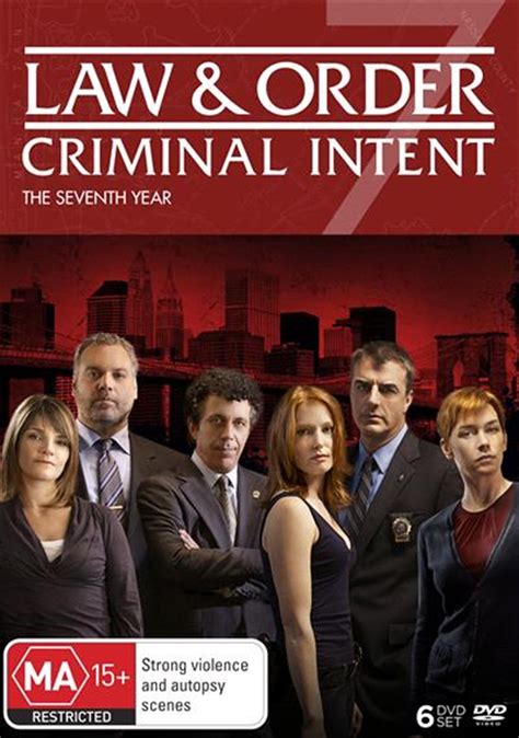 Criminal intent premiered in the united states on nbc on september 28, 2003 and ended may 23, 2004. Buy Law And Order - Criminal Intent - Season 7 | Sanity