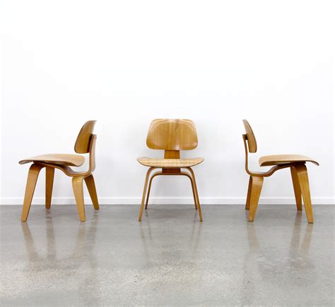 6 X Dcw Dining Chair Wood Dining Chair By Charles And Ray Eames For