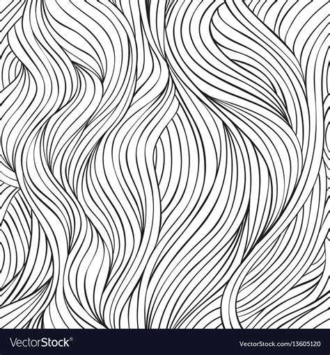 Curved Lines Pattern Royalty Free Vector Image