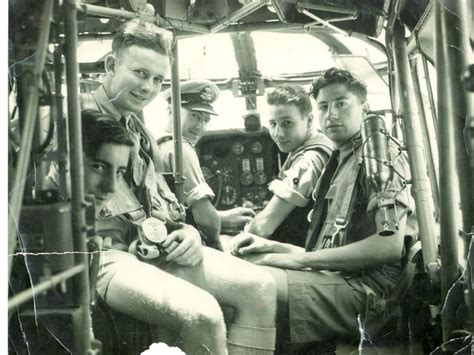 Hc Billerwell Raaf In The Captains Seat Of An Avro Anson August