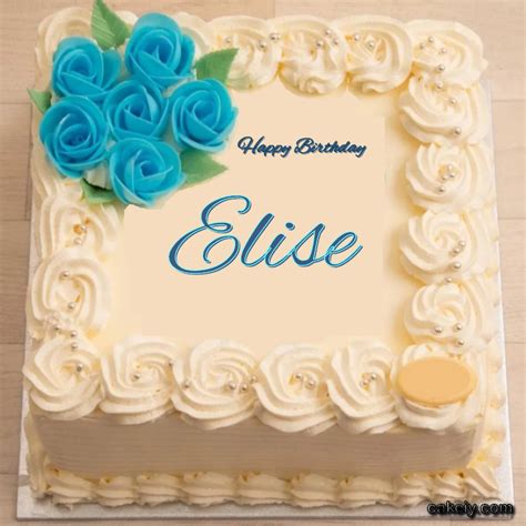 🎂 Happy Birthday Elise Cakes 🍰 Instant Free Download