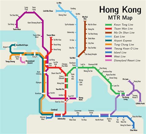 Hong Kong Mtr Map Ive Adapted The Future Map Into A Map O Flickr