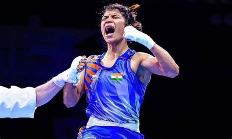 Cwg 2022 Nikhat Zareen Captured Another Boxing Gold By Defeating Carly