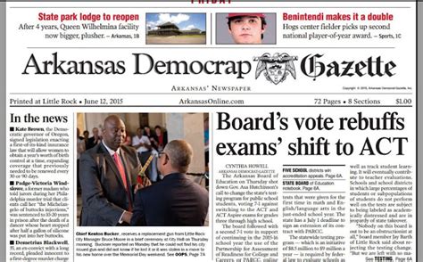 Bad Government In Arkansas Arkansas Democrat Gazette 10 Months Too Late On Story About