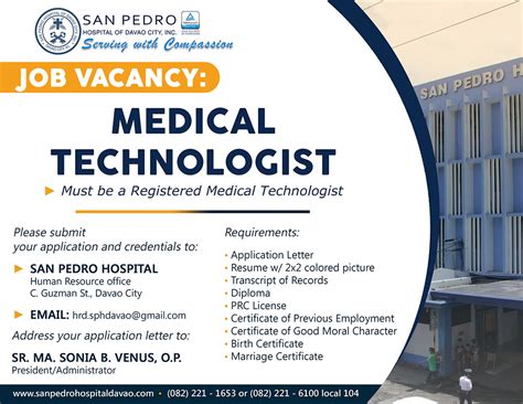 San Pedro Hospital Of Davao City Inc Career And Job Opportunities