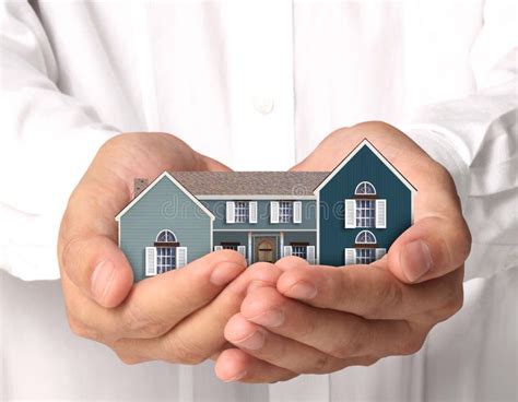 House In Hands Stock Image Image Of Architecture Hand 43166493