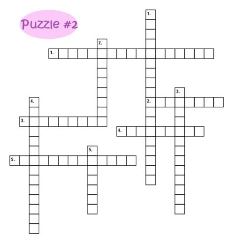> what is a blank crossword puzzle template? Free Crossword Puzzles For Baby Showers