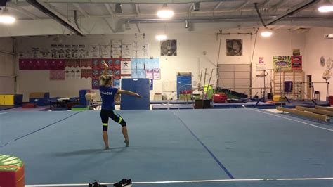 Omega Gymnastics Level 4 Skills And Thrills Routine Youtube