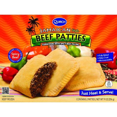 $3.07 ($0.35/oz) $3.07 ($0.35/oz) $3.07 each ($0.35/oz) product description. Quirch Foods Jamaican Style Patties Spicy Beef Turnovers ...