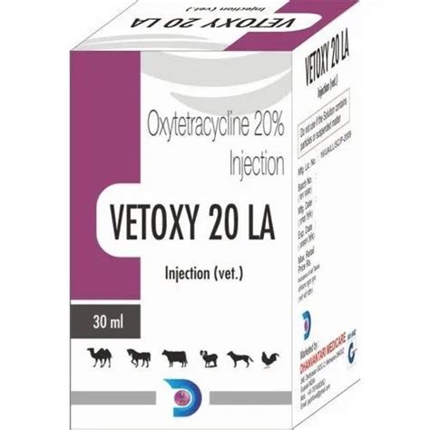 Oxytetracycline 20 La Injection At Rs 70bottle Veterinary Injection