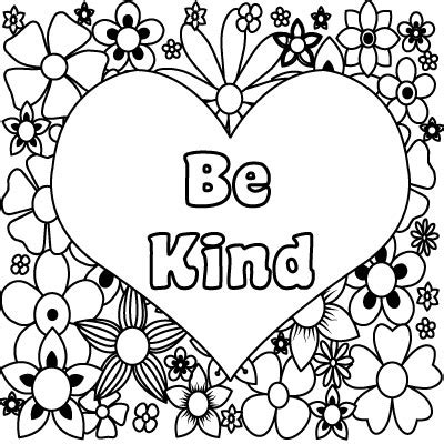 Download be kind coloring pages.pdf. Amazing be kind coloring page, I Can Be,printable , Have ...