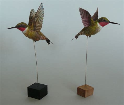 Template Paper Hummingbird Etsy