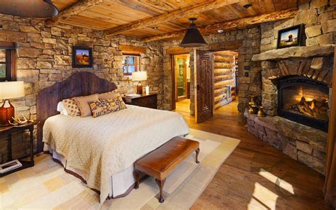 A Log Home Bedroom That Dreams Are Made Of Log Cabin Bedrooms Rustic