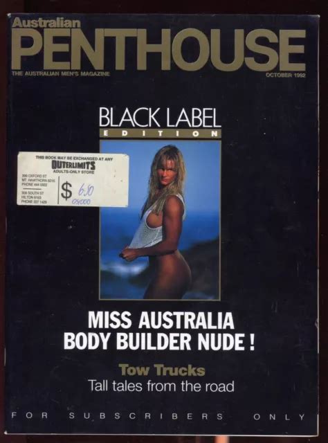 australian penthouse magazine black label 14 29 picclick