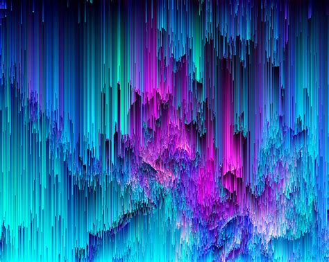 Neon Drifting Pixel Art Digital Art By Jennifer Walsh
