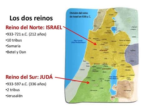 A 5 La Division Del Reino De Israel Bibliamarianao