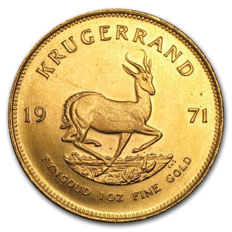 Shop 1 oz gold krugerrand coins online on apmex.com. 1971 South Africa 1 oz Gold Krugerrand | 1 oz Gold ...