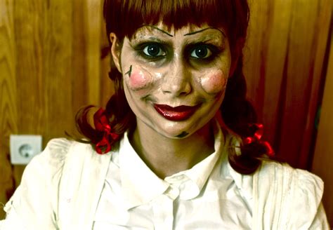 Spooky Annabelle Doll Perfect For Halloween Makeup Inspiration