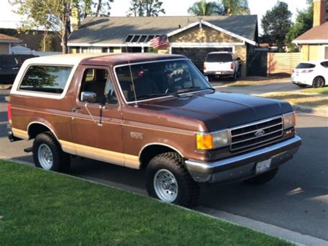 Ford Bronco Brown With 47215 Miles For Sale Classic Ford Bronco