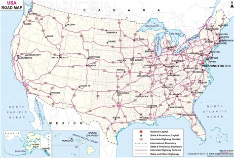 Printable Map Of The United States With Major Cities And Highways Printable Us Maps