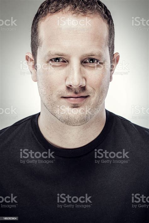 Closeup Mans Face Portrait Stock Photo Download Image Now Portrait