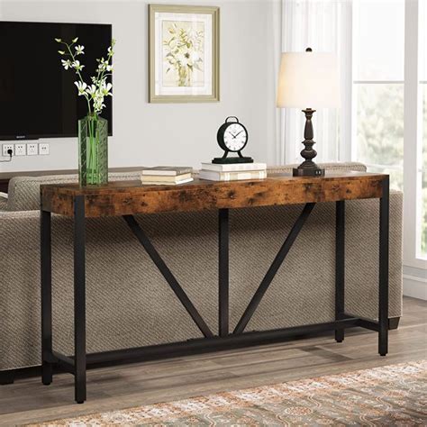 Tribesigns Extra Long Sofa Table Behind Couch 709 Inch Narrow Long