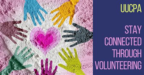 Stay Connected Through Volunteering Unitarian Universalist Church Of