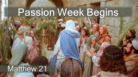 Passion Week Begins 041419 Am Youtube