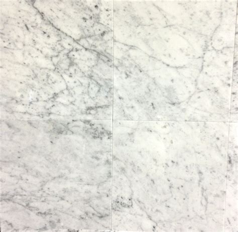 Bianco White Carrara Marble Polished 12x12 Floor And Wall Tile