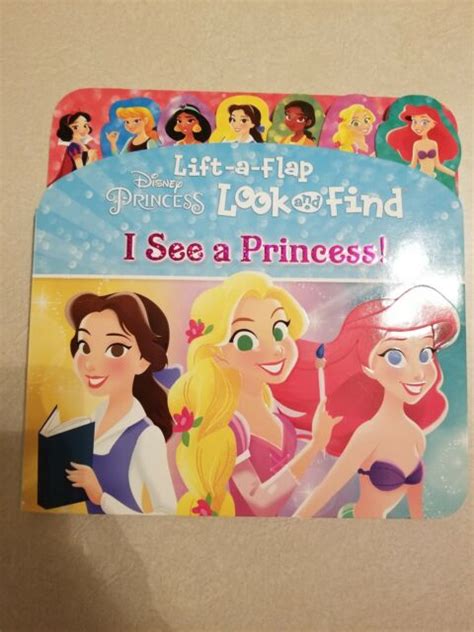 Lift A Flap Look And Find Disney Princess I See A Princess Free Shipping Ebay