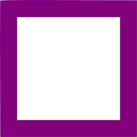 Purple Square Outline Icon Free Purple Shape Icons