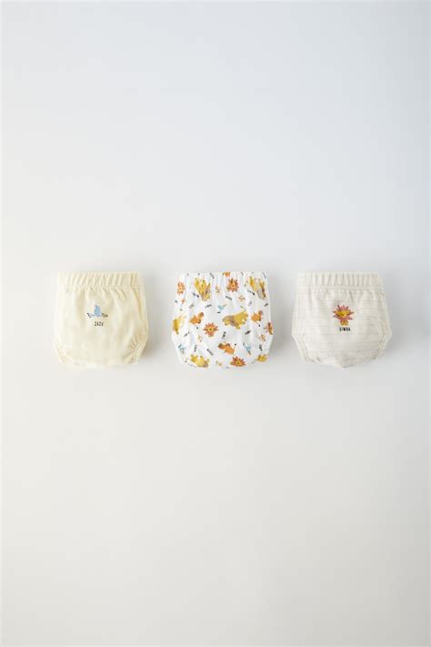 1-6 YEARS/ THREE PACK OF THE LION KING © DISNEY UNDERWEAR - Yellow