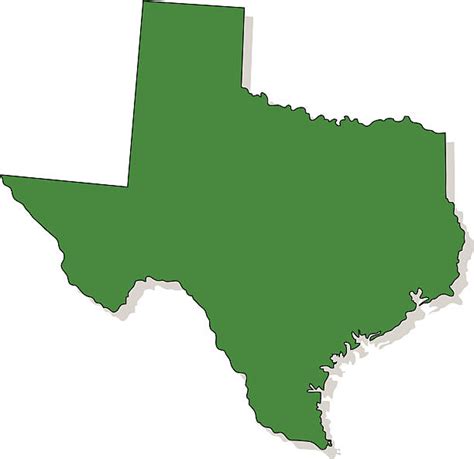 Royalty Free Texas State Outline Clip Art Vector Images