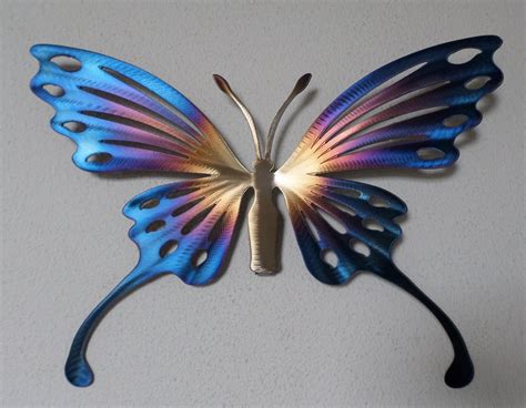 The migration of monarch butterflies through the california redwood forests is a majestic sight. Hand-made Metal ButterflyWall ArtHome