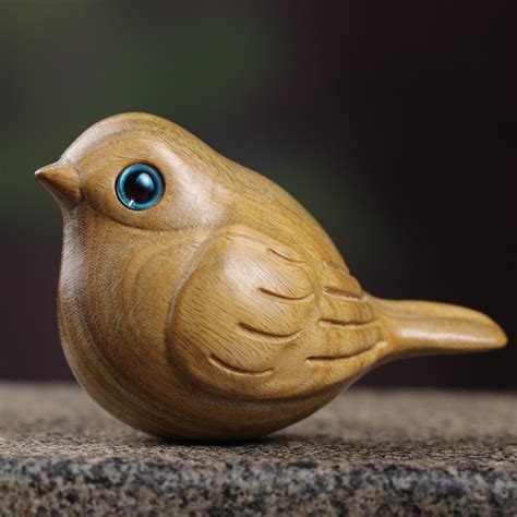 🐦handmade Wood Carved Bird