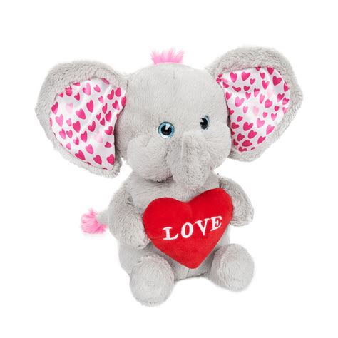 Way To Celebrate Valentines Day Animated Elephant Plush