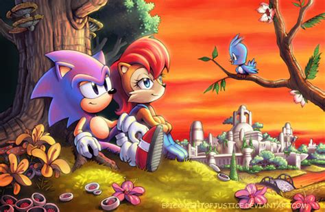 Sonic The Hedgehog Images Sonic And Sally Hd Wallpaper And Background
