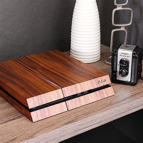 Wooden Cover Playstation 4 Gadget Flow