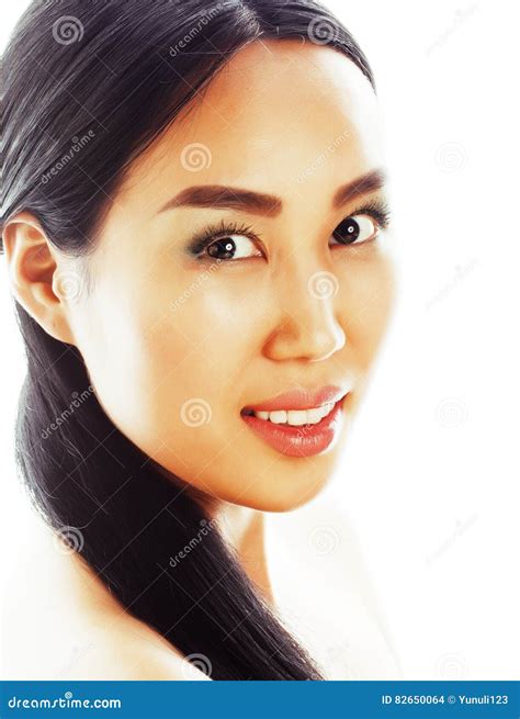 asian woman beauty face closeup portrait beautiful attractive mixed race chinese asian