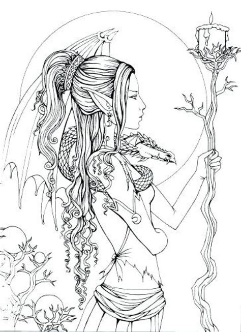 Goth Coloring Pages