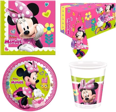 minnie mouse party pack for 8 guests uk toys and games