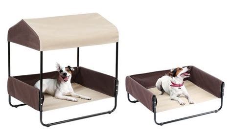 Portable Pet Bed With Canopy For Shade Pet Bed Canopy Pets