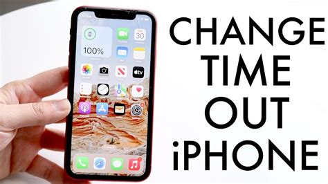 How To Change How Long Iphone Stays On Youtube