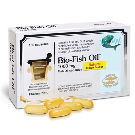 I think that we as consumers should also care about. Bio-Fish Oil 1000mg 160's: The Natural Dispensary