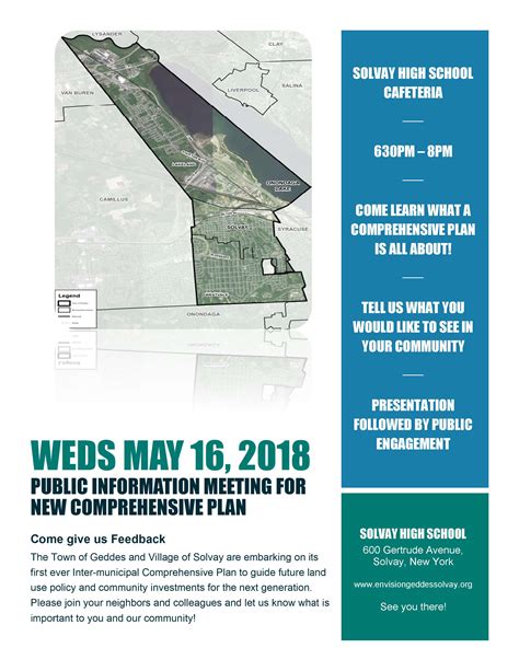 Public Information Meeting For New Comprehensive Plan Town Of Geddes
