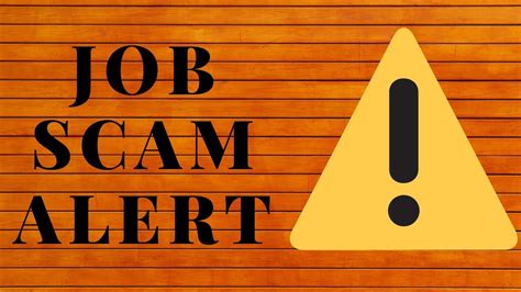 JOB SCAM ALERT!! Job seekers BEWARE! Don't get taken advantage of. Work